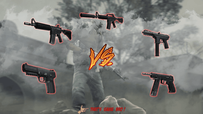 M4a1 vs M4a4 - Tec9 vs Cz75 vs Fiveseven