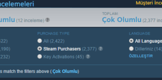 Steam İncelemeleri Değişti