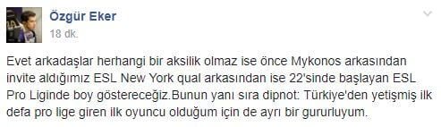 Woxic HellRaisers Facebook Gönderisi