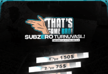 That’s Game Bro Subzero Turnuvası Başlıyor!