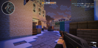 Minecraft'ta CS2: CounterMine 2'de AK-47 ile oynanış