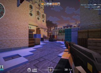 Minecraft'ta CS2: CounterMine 2'de AK-47 ile oynanış